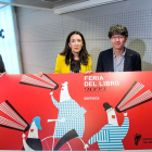 Presentación de la Feria del Libro de Burgos 2022, con Víctor Adot, Laura Sebastián, Álvaro Manso y Blanca Carpintero. TOMÁS ALONSO