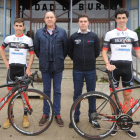 Ibai Salas y Jorge Cubero presentaron ayer la nueva equipación del Burgos BH para la temporada 2016-Israel L. Murillo