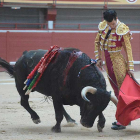 Morenito de Aranda exhibió la personalidad y el clasicismo de su tauromaquía.-ALBERTO CALVO