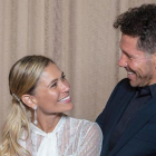 Diego Simeone y Carla Pereyra.-EUROPA PRESS