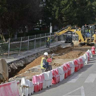 Las obras de la avenida Alcalde Martín Cobos, correspondientes al ARU, son del presupuesto de 2017 y están en marcha.-RAÚL G. OCHOA