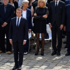 Macron, en el homenaje en Los Inválidos.-GETTY IMAGES / AURELIEN MEUNIER