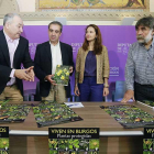 Miguel Ángel Pinto, David Colinas, Carmen Hernando y Juan Antonio Alejandre.-RAÚL G. OCHOA