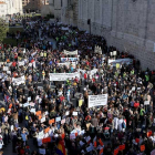 Manifestación del pasado sábado en Valladolid.-ICAL