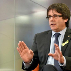 Carles Puigdemont, en una entrevista el pasado 23 de diciembre.-ERIC VIDAL (REUTERS)