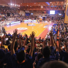 Vista general de El Plantío durante un partido de esta temporada.-SANTI OTERO