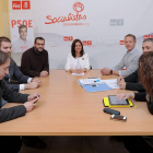 Reunión con gestores culturales de Ibán García y candidatos por Burgos.-ISRAEL L. MURILLO