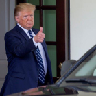 El presidente de los Estados Unidos, Donald Trump, en la Casa Blanca.-EFE / EPA