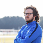 José Ángel de la Iglesia ‘Pechu’ sigue atento un partido-Alba Delgado / BCF