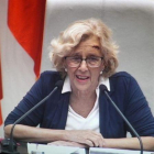 Carmena en el Debate sobre el Estado de la Ciudad.-EL PERIÓDICO