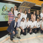 Equipo de periodistas de TVE que cubrió los Juegos Olímpicos de Río para la televisión estatal.-