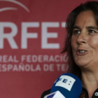 Conchita Martínez, la capitana española de Copa Davis.-EFE