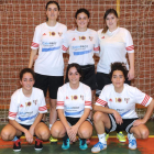 Plantilla del Hotel Ciudad de Burgos, uno de los equipos participantes en la liga femenina.-ISRAEL L. MURILLO