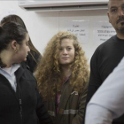 La joven Ahed Tamimi, a su llegada al tribunal.-ARIEL SCHALIT / AP