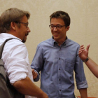 Errejón y Rufián, con Domènech.-AGUSTIN CATALAN
