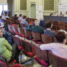 Directores y compositores participaron en la última mesa redonda antes de la clausura en la Polisón.-Santi Otero