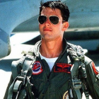 Tom Cruise, como teniente Mawerick, en 'Top Gun', el taquillazo de 1986.-