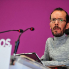 El secretario de Organización y Programa de Podemos, Pablo Echenique.-DIEGO PÉREZ (EFE)