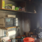 Los Bomberos sofocan un incendio en una vivienda en Luis Alberdi. BOMBEROS DE BURGOS