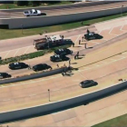 Policía en las inmediaciones del aeropuerto de Oklahoma donde se ha producido el tiroteo.-