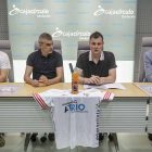 De izquierda a derecha, Palacios, De los Mozos, Cámara y Franco.-SANTI OTERO