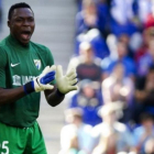 Kameni, en un partido reciente con el Málaga.-