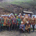Los participantes conocieron varios propuestas de turismo activo, entre ellas las minas de Puras en Belorado.-ECB