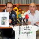 La plataforma celebró ayer una rueda de prensa en Burgos.-ISRAEL L. MURILLO