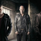 Los actores Salvatore Esposito, Marco D'Amore y Fortunato Cerlino, protagonistas principales de la serie italiana 'Gomorra'.-