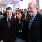 Álvaro Nadal, Andrea Levy e Íñigo Fernández de Vigo en el Fórum.-JAIME CARAZO