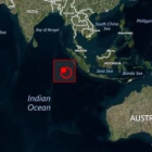 Lugar donde se ha producido el terremoto.-