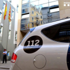 Un coche de los Mossos ante la comisaría de Ciutat Vella.-MOSSOS D'ESQUADRA