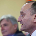 El rector de la UVa, ayer en Soria.-ICAL