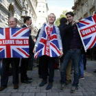 Partidarios del 'brexit', en Londres, el pasado 24 de junio.-REUTERS/NEIL HALL