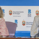 La concejala de Seguridad Ciudadana, Blanca Carpintero, y el alcalde, Daniel de la Rosa, advirtieron del riesgo de que se cierre Burgos. ISRAEL L. MURILLO