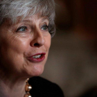 Theresa May en un acto en Londres-REUTERS