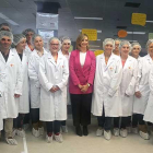 La consejera visitó este centro mundial de referencia en el suministro de líquidos inhalados y aerosoles.-L. V.