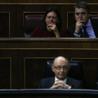 Cristóbal Montoro, este miércoles en el Congreso de los Diputados.-JUAN MANUEL PRATS