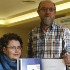 María José Zaparaín y Carlos Sainz Varona muestran a su ‘criatura’.-Raúl Ochoa