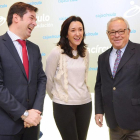 Jorge Sicilia, Laura Sebastián y Gonzalo Santonja presentaron el programa de actividades.-ISRAEL L. MURILLO