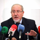 El presidente de la CHD, José Valín, informa sobre el estado de la crecida de los ríos de la Comunidad-Ical