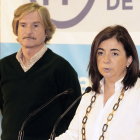 Jaime Mateu y Sandra Moneo, diputados por Burgos del PP. ISRAEL L. MURILLO