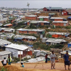 Vista del mayor campo de refugiados del mundo, Kutupalong en Bangladés.-EFE