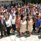 Empleados y responsables de la empresa disfrutaron de una agradable jornada de homenaje.-ECB