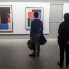 Obras de la última etapa abstracta, en los ochenta.-Santi Otero.