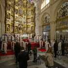 Imagen de la toma de posesión de Mario Iceta en la Catedral. SANTI OTERO