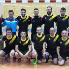 Plantilla del Bar Salo, que se proclamó el domingo vencedor de la Copa Masculina-ECB