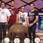 Héctor Miguel Paramio, Javier Miralles, Rubén Calvo y Alfredo Mayo, Los Rockcampers, en el concurso '¡Boom'!, de Antena 3.-