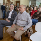Luis Garicano (izquierda) junto al candidato a encabezar la lista de Cs a la Junta, Francisco Igea.-SANTI OTERO