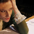 Clara Sanchis, en 'Una habitación propia', que llega a Cultural Cordón el sábado.-